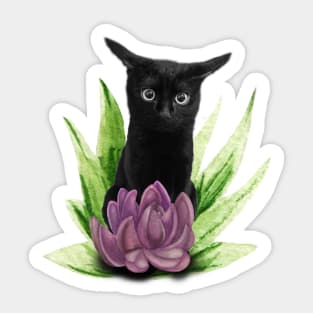 The surprised Cat Sticker